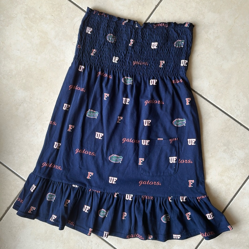 Strapless Florida Gators dress